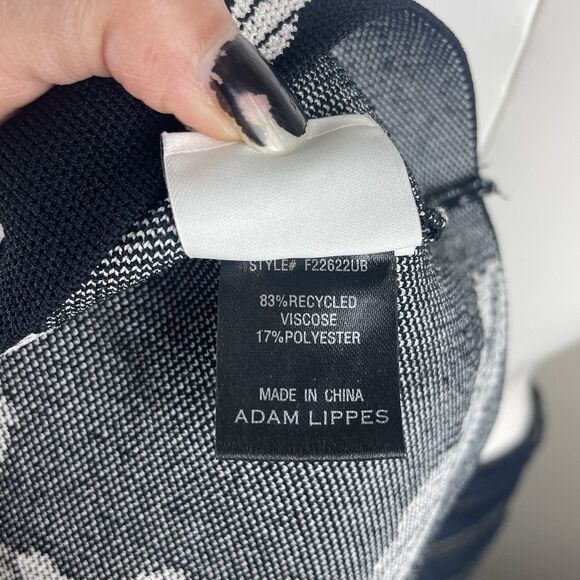 ADAM LIPPES XS Floral-print Short-sleeved Top In Black Designer Luxury Classic - Picture 8 of 10